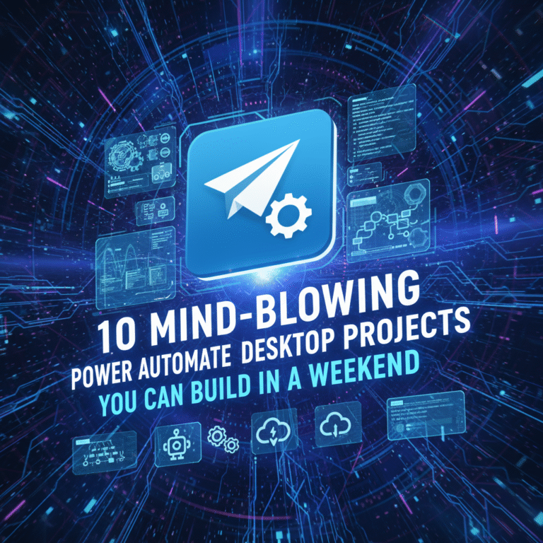 10 Mind-Blowing Power Automate Desktop Projects You Can Build in a Weekend
