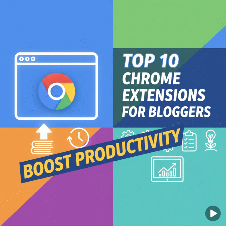 Top 10 Chrome Extensions That Boost Productivity for Bloggers