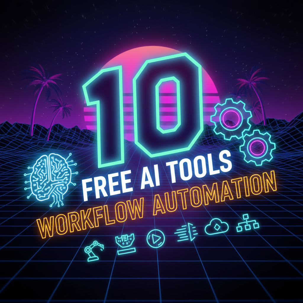 Top 10 Free AI Tools for Workflow Automation