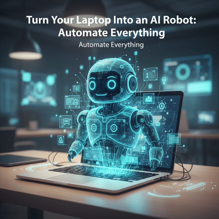 Turn Your Laptop Into an AI Robot Automate Everything